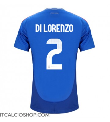 Italia Giovanni Di Lorenzo #2 Prima Maglia Europei 2024 Manica Corta